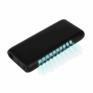 Внешний аккумулятор с встроенной УФ лампой Uno 6000 mAh, черный