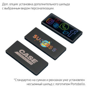 Бизнес рюкзак Alter с USB разъемом, черный — изображение 13