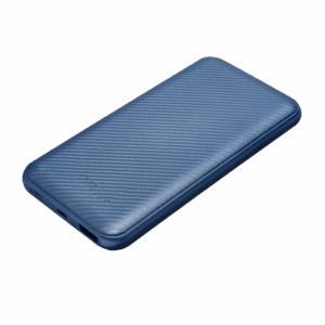 Внешний аккумулятор Carbon PB 10000 mAh, синий металлик