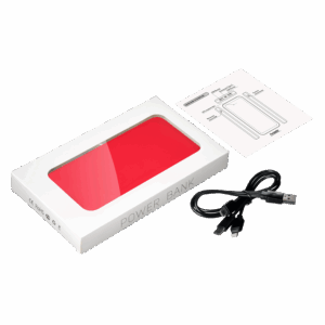 Внешний аккумулятор Elari Plus 10000 mAh, красный — изображение 6