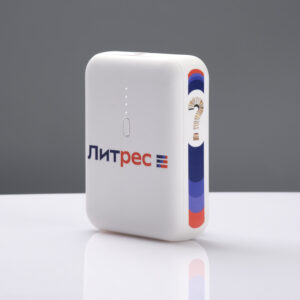 Внешний аккумулятор с функцией быстрой зарядки Formula 10000 mAh, белый — изображение 3