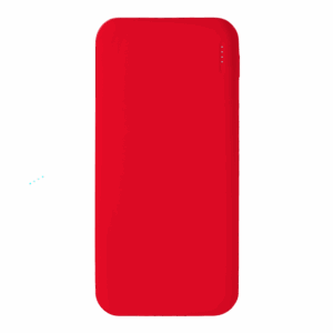 Внешний аккумулятор с подсветкой Luce 10000 mAh, красный — изображение 2