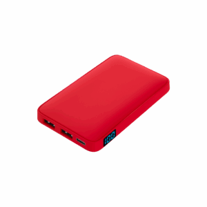 Внешний аккумулятор с подсветкой Ancor 5000 mAh, красный