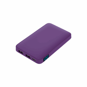 Внешний аккумулятор с подсветкой Ancor 5000 mAh, фиолетовый