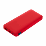 Внешний аккумулятор с подсветкой Ancor Plus 10000 mAh, красный