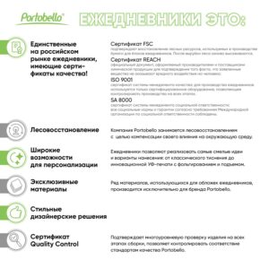 Ежедневник-портфолио Passage NEO недатированный в подарочной коробке, синий — изображение 16