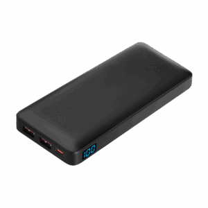 Внешний аккумулятор с цветной подсветкой Ancor PD Max Plus 10000 mAh, черный