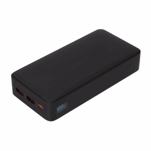 Внешний аккумулятор с подсветкой Ancor PD Plus 20000 mAh, черный