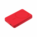 Внешний аккумулятор Largo PD 5000mAh с функцией беспроводной зарядки 15W, красный