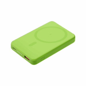 Внешний аккумулятор Largo PD 5000mAh с функцией беспроводной зарядки 15W, салатовый