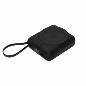 Внешний аккумулятор с подсветкой Ritter PD 10000mAh с функцией беспроводной зарядки 15W, черный