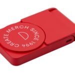 Внешний магнитный аккумулятор MagnIQ, красный, 5000 mAh (тампопечать)
