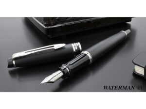 Перьевая ручка Waterman Expert 3, цвет: Matte Black CT, перо: F — изображение 3