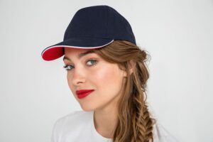 Бейсболка Longchamp, темно-синяя — изображение 4