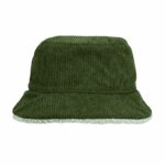 Панама Bucket двусторонняя утепленная, хаки с бежевым