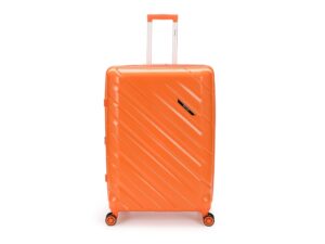 Чемодан TORBER В Отпуск, оранжевый, полипропилен, 54,5 х 33,5 х 79 см, 135 л — изображение 10