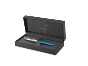 Шариковая ручка Parker 51 Premium Turquoise GT стержень: M, цвет чернил: black, в подарочной упаковке. — изображение 5