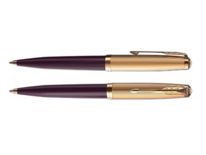 Шариковая ручка Parker 51 DELUXE PLUM GT, стержень: M, цвет чернил: black, в подарочной упаковке. — изображение 3