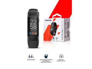 Фитнес-браслет с виртуальным тренером и измерением ЭКГ Canyon Smart Coach SB-75, IP67, черный — изображение 5