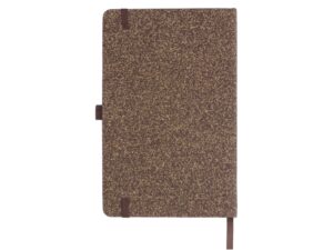 Блокнот из кофейных зерен А5 Coffee notes, твердая обложка, 80 листов 70 гр/м2 белой бумаги, кофейный — изображение 3