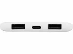 Внешний аккумулятор Powerbank C1, 5000 mAh, белый — изображение 4