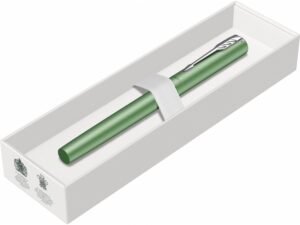 Ручка-роллер Parker Vector XL Green CT, цвет чернил black, стержень: F, в подарочной упаковке. — изображение 11