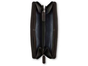Кошелёк женский BUGATTI Banda, с защитой данных RFID, коричневый, кожа/полиэстер, 18,5х2х10 см — изображение 3