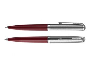 Шариковая ручка Parker 51 CORE BURGUNDY CT, стержень: M, цвет чернил: black, в подарочной упаковке. — изображение 3