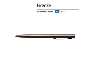 Ручка Firenze шариковая автоматическая, вороненая сталь — изображение 2