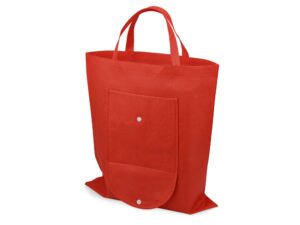 Складная сумка Maple из нетканого материала, красный — изображение 2