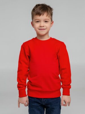 Свитшот детский Toima Kids, красный — изображение 6