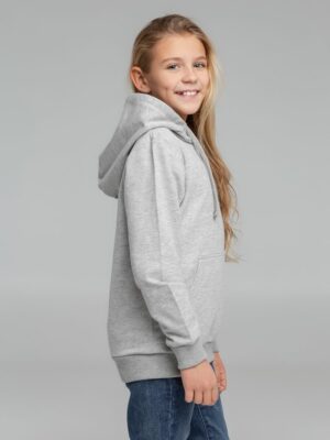 Толстовка с капюшоном детская Kirenga Kids, серый меланж — изображение 10