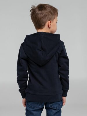 Толстовка с капюшоном детская Kirenga Kids, темно-синяя — изображение 8