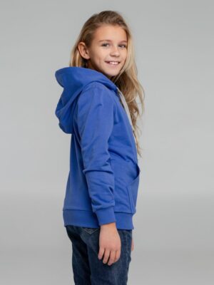 Толстовка с капюшоном детская Kirenga Kids, ярко-синяя — изображение 7