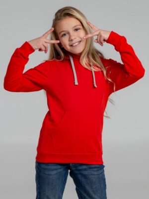 Толстовка с капюшоном детская Kirenga Kids, красная — изображение 9