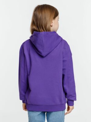 Толстовка с капюшоном детская Kirenga Kids, фиолетовая — изображение 7