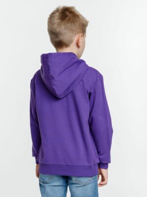 Толстовка с капюшоном детская Kirenga Kids, фиолетовая — изображение 4