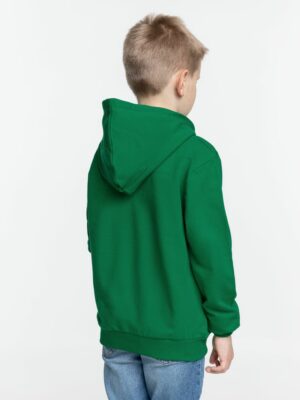Толстовка с капюшоном детская Kirenga Kids, зеленая — изображение 5