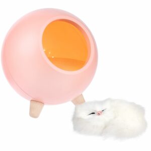 Беспроводная лампа-колонка Right Meow, розовая — изображение 4