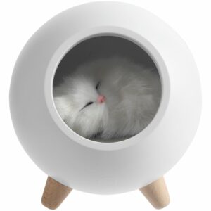 Беспроводная лампа-колонка Right Meow, белая — изображение 2