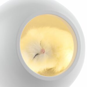 Беспроводная лампа-колонка Right Meow, белая — изображение 3