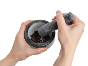 Ступка из натурального мрамора — изображение 11