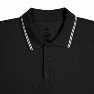 Рубашка поло Virma Stripes, черная — изображение 3