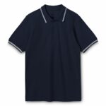 Рубашка поло Virma Stripes, темно-синяя