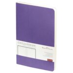 Ежедневник А5 недатированный Megapolis Velvet Flex, светло-фиолетовый
