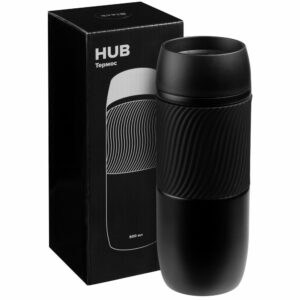 Термостакан Hub, черный — изображение 4