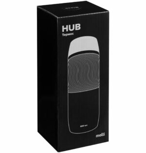 Термостакан Hub, черный — изображение 9