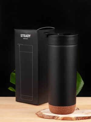 Термостакан Steady, черный — изображение 12