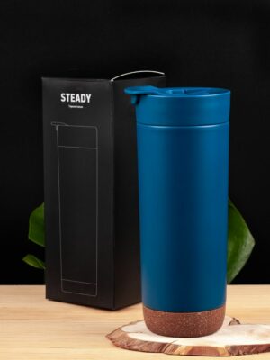 Термостакан Steady, синий — изображение 10