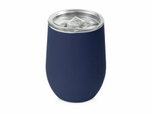 Термокружка Vacuum mug C1, soft touch, 370мл, темно-синий